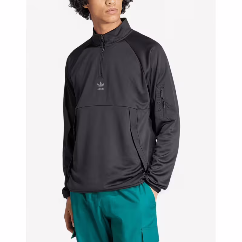 ADIDAS Originals Quarter-Zip Track Top Black