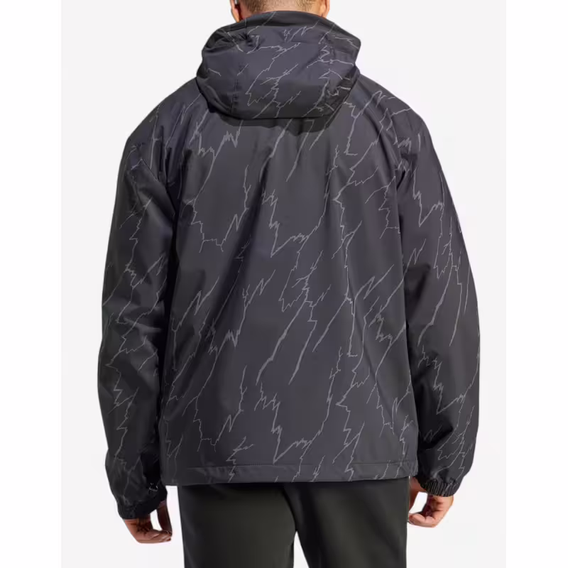ADIDAS Originals Montreal Allover Print Windbreaker Black