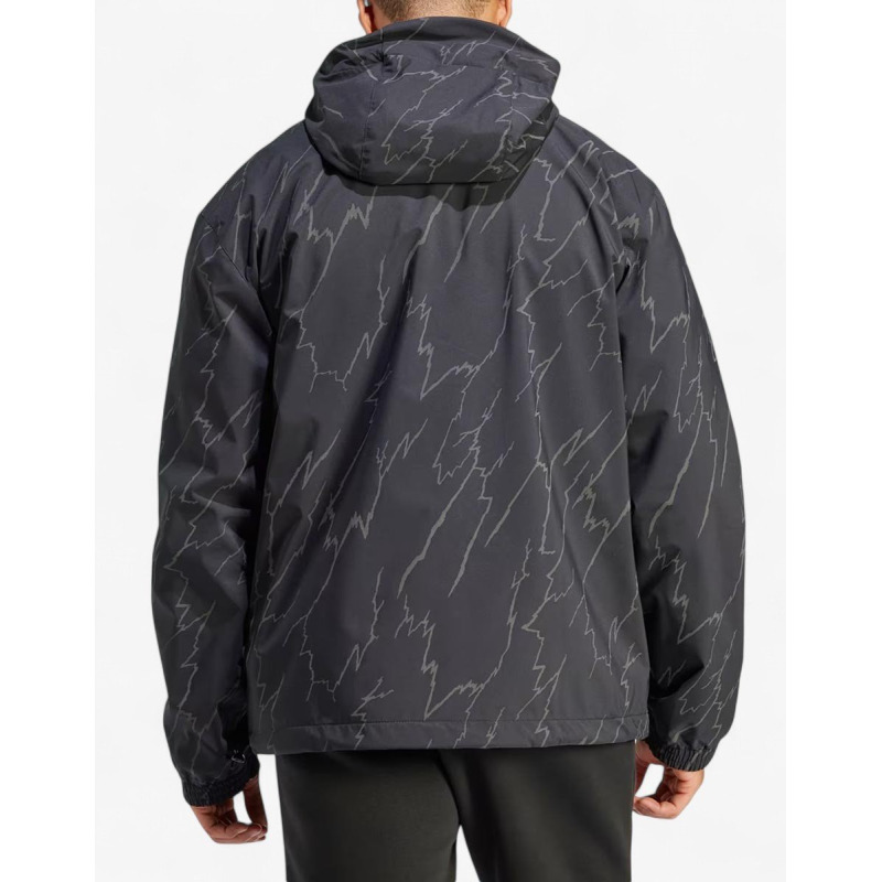 ADIDAS Originals Montreal Allover Print Windbreaker Black