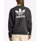 ADIDAS Originals Trefoil Loose Crew Sweatshirt Black