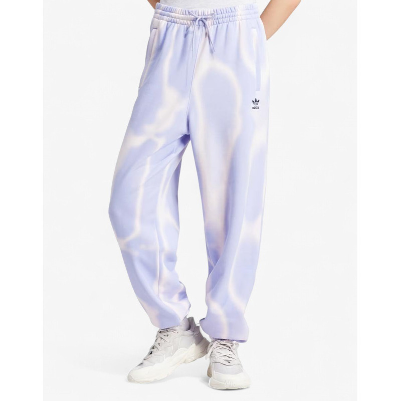ADIDAS Dye Allover Print Sweatpants Violet
