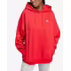 ADIDAS Originals Adicolor Trefoil Oversized Hoodie Red