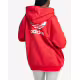 ADIDAS Originals Adicolor Trefoil Oversized Hoodie Red
