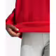 ADIDAS Originals Adicolor Trefoil Oversized Hoodie Red