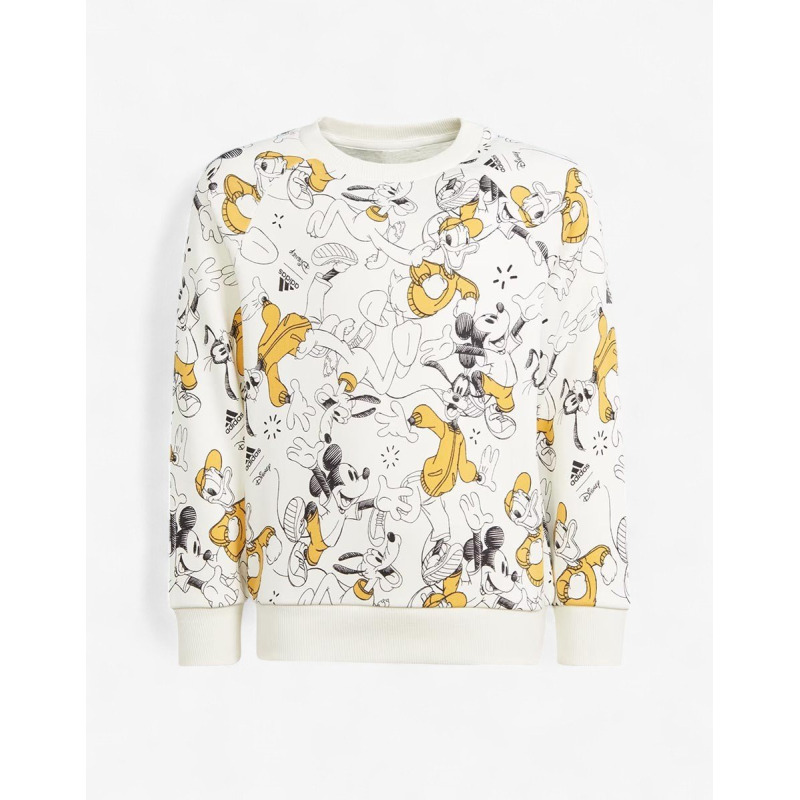 ADIDAS x Disney Mickey Mouse Sweatshirt Off White/Yellow