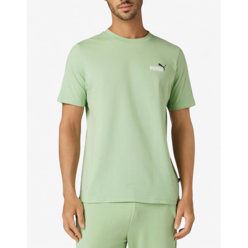 PUMA Essentials+ 2 Color Logo Shorts Green