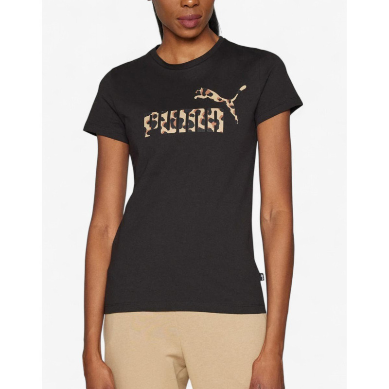 PUMA Essentials+ Animal Graphic Tee Black