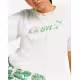 PUMA Blossom Short Graphic Tee White/Green