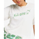 PUMA Blossom Short Graphic Tee White/Green
