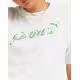 PUMA Blossom Short Graphic Tee White/Green