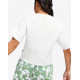 PUMA Blossom Short Graphic Tee White/Green