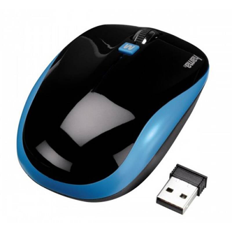Оптична, безжична мишка, MW-400, червена, USB, DPI=1600