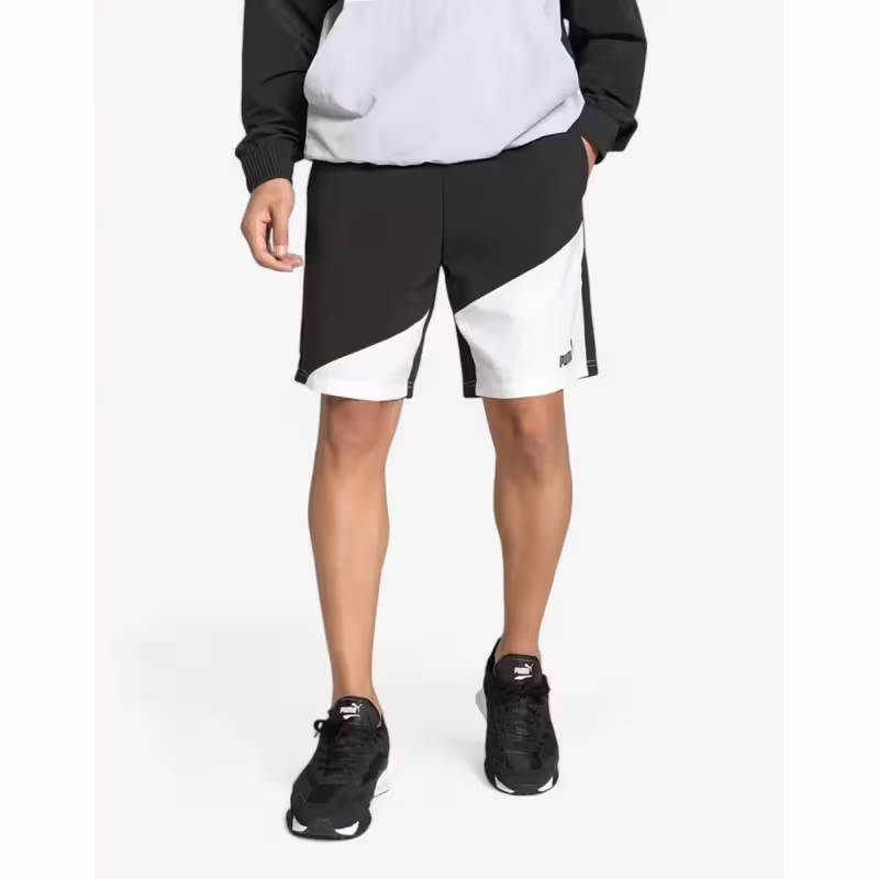 PUMA Power Colorblock Shorts Black/White