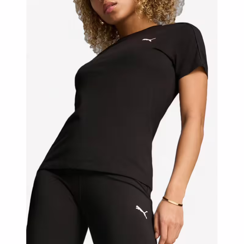 PUMA Her Cotton Tee Black