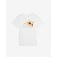 PUMA Essentials+ Logo Lab Tee White