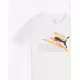 PUMA Essentials+ Logo Lab Tee White
