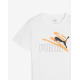 PUMA Essentials+ Logo Lab Tee White