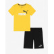 PUMA Shorts And Tee Sport Set Yellow/Black
