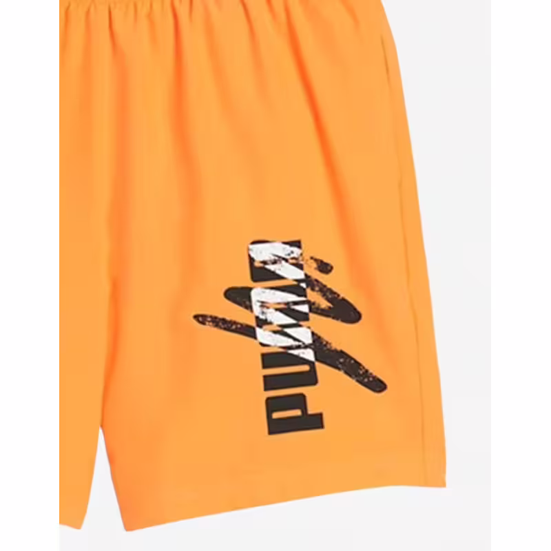 PUMA Essentials Logo Lab Shorts Orange