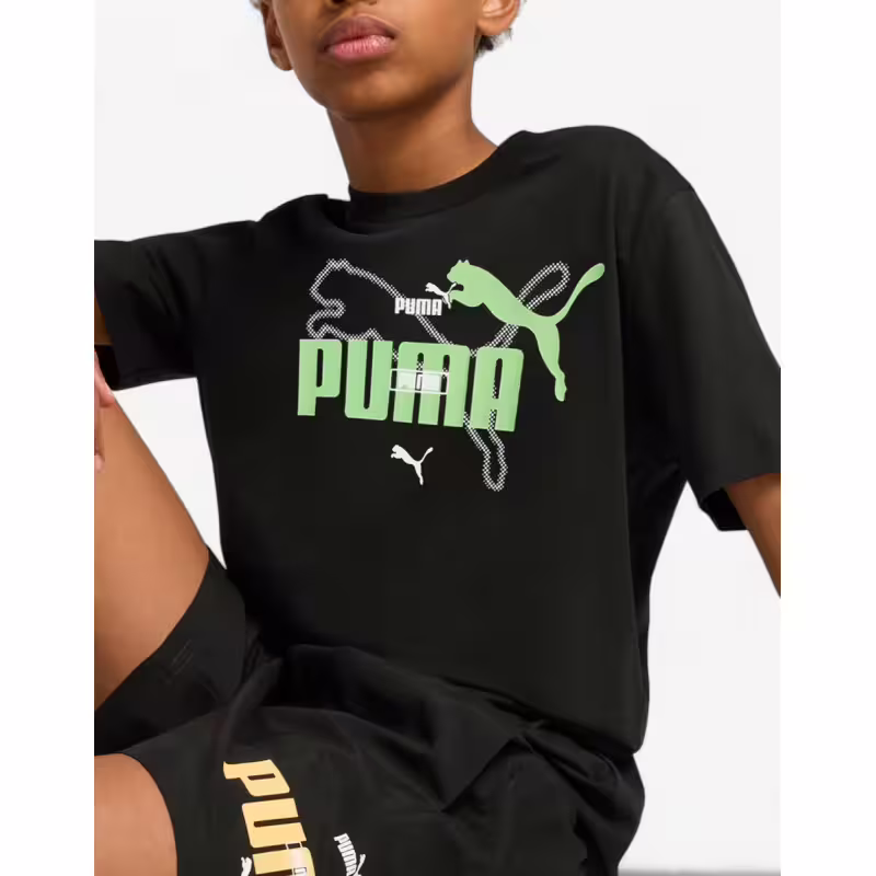 PUMA Essentials+ Logo Lab Summer Tee Black
