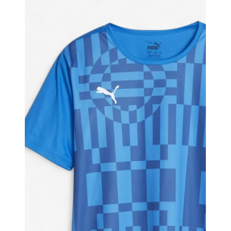 PUMA IndividualRise Graphic Football Tee Blue