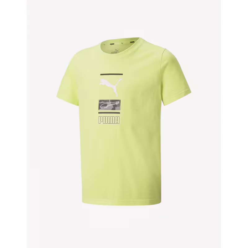 PUMA Alpha Graphic Tee Yellow