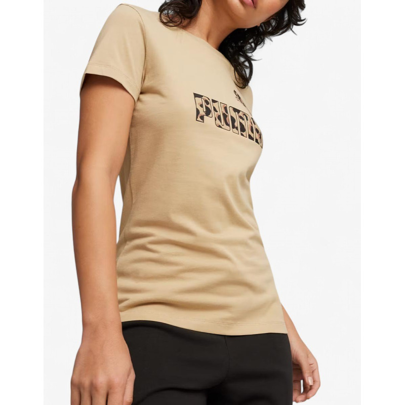 PUMA Essentials+ Animal Graphic Tee Beige