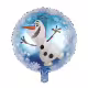Фолиев балон "Замръзналото кралство (Frozen)" 43 см, кръгъл,  декорация, различни видове