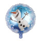 Фолиев балон "Замръзналото кралство (Frozen)" 43 см, кръгъл,  декорация, различни видове