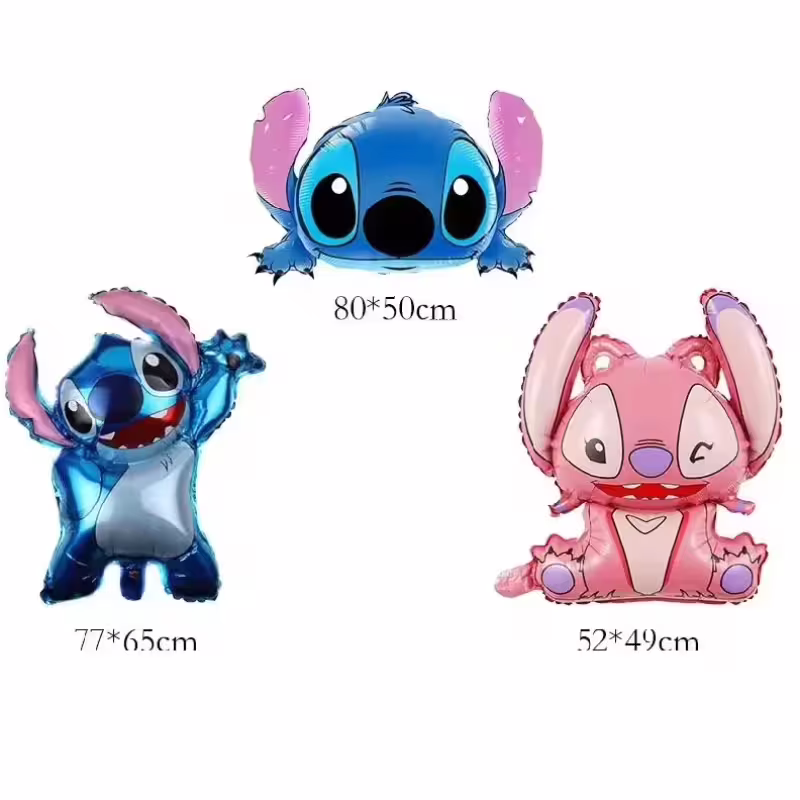 Фолиев балон "Стич (Stitch)", тематичен рожден ден, декорация, различни видове