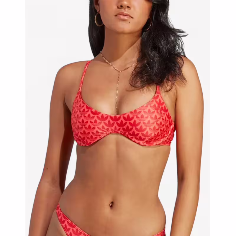 ADIDAS Originals Monogram Swim Top Red