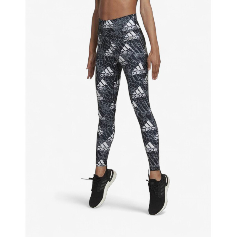 ADIDAS Training Essentials Branded 7/8 Leggings Black/White