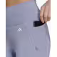 ADIDAS Training Optime Stash Pocket High-Waisted 7/8 Leggings Purple