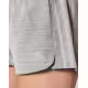ADIDAS Pacer Training 3-Stripes Heather Woven Shorts Grey