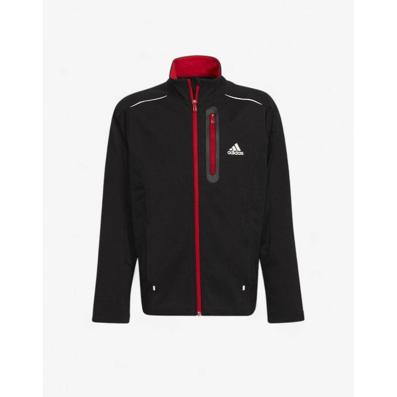ADIDAS Xfg Tech Inspired Cover Up Jersey Top Black