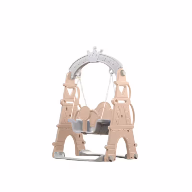 Бебешка пластмасова люлка Feelkids в розов цвят