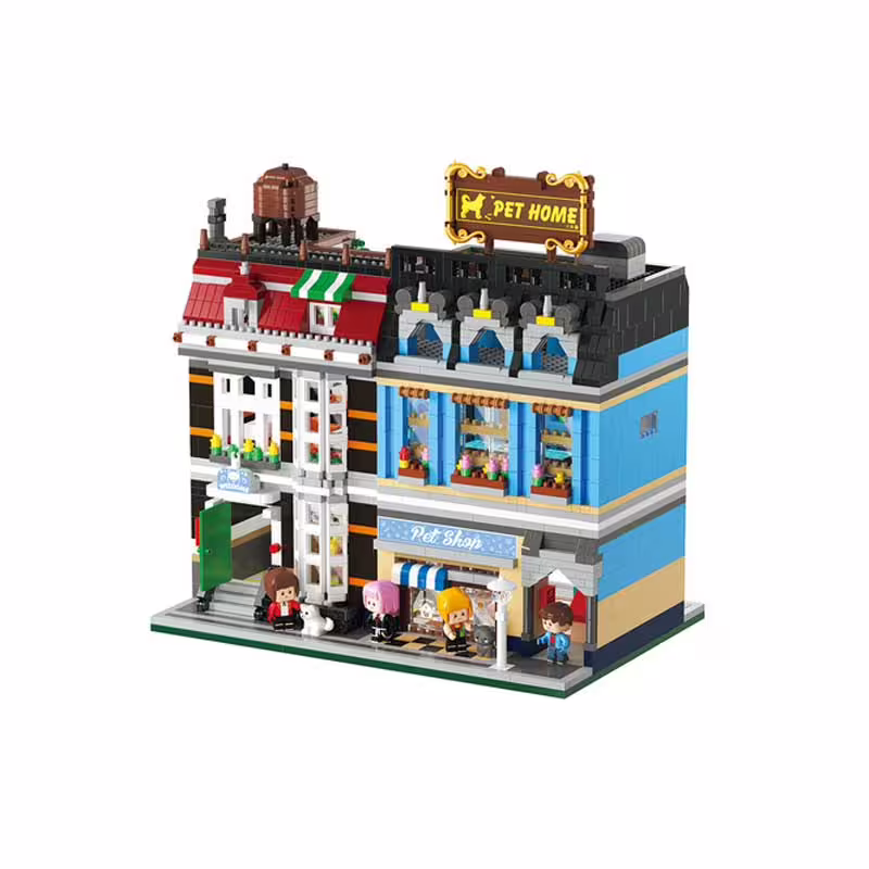 Детски конструктор Зоо магазин - 3002 части