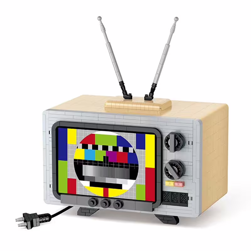 Детски конструктор Ретро телевизор с антена -2280 части