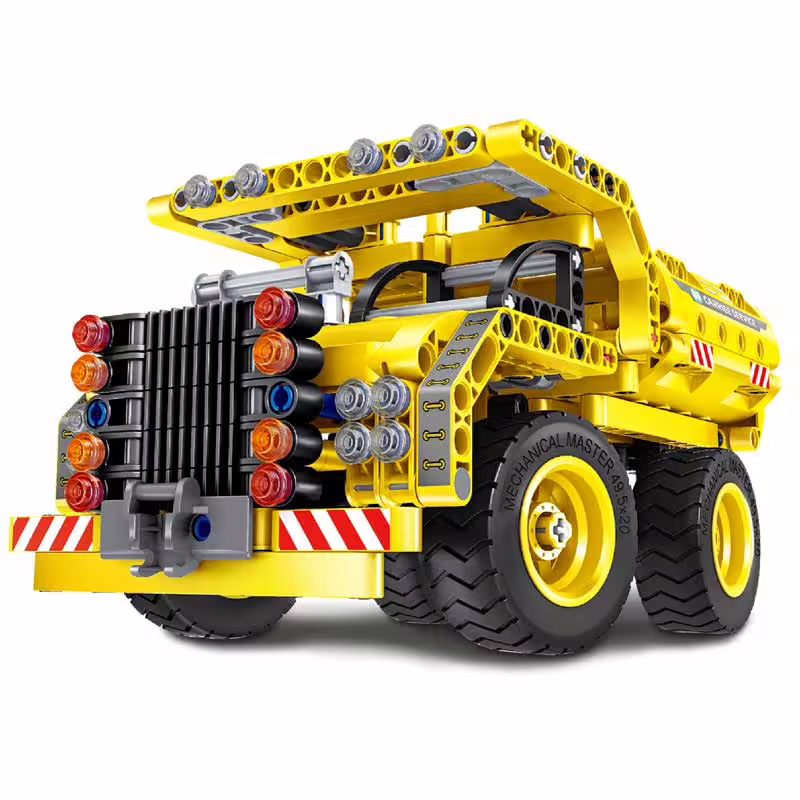 Детски конструктор 2 в 1 Самосвал и самолет - 361 части