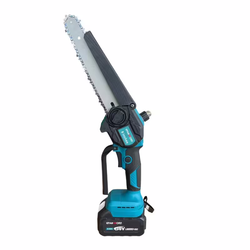 Верижен трион Kraft Royal, резачка, дисплей, акумулаторен, зелен, 36VDC, 8Ah, 200mm, к-т