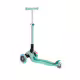 Сгъваема тротинетка със светещи колела, Globber Junior , за деца над 2 г., мента