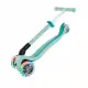 Сгъваема тротинетка със светещи колела, Globber Junior , за деца над 2 г., мента