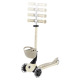 Тротинетка 5 в 1 GLOBBER BABY LEARN 360° FLASH LIGHTS - бежова