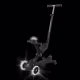 Тротинетка 5 в 1 GLOBBER GO UP DELUXE LIGHTS 360&deg; - черна