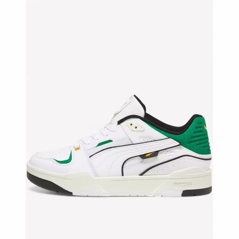 PUMA Slipstream Basketball Shoes White/Green
