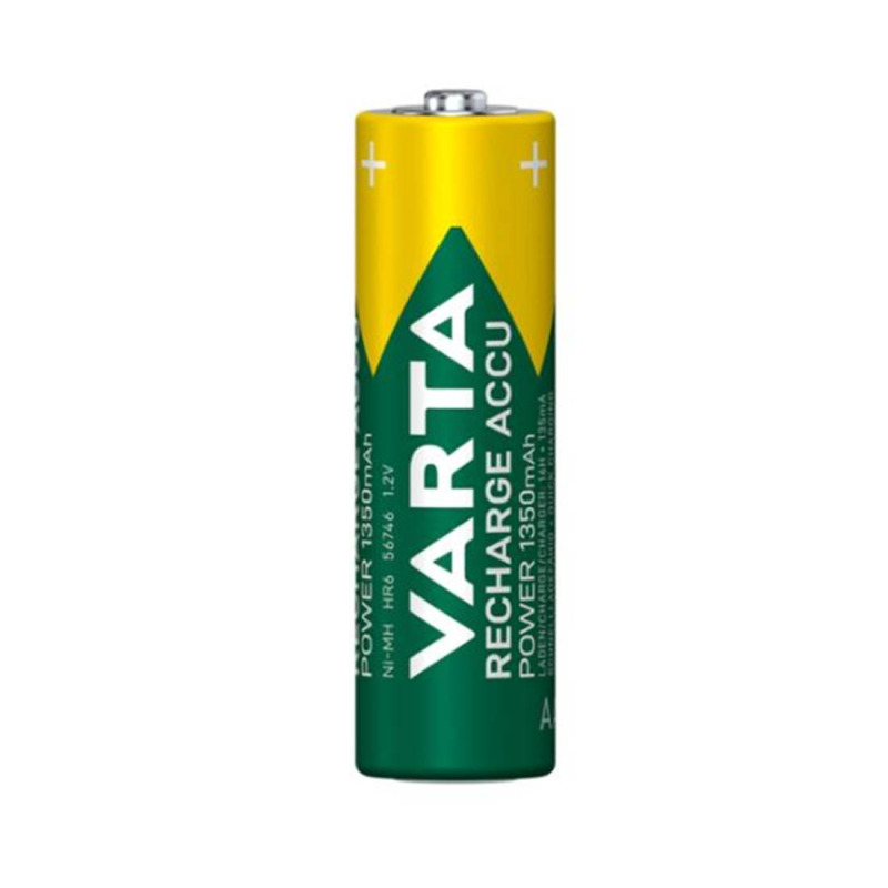 Акумулаторна батерия VARTA, презареждаема, 1,2VDC, 1350mAh, AA, R06, Ni-MH