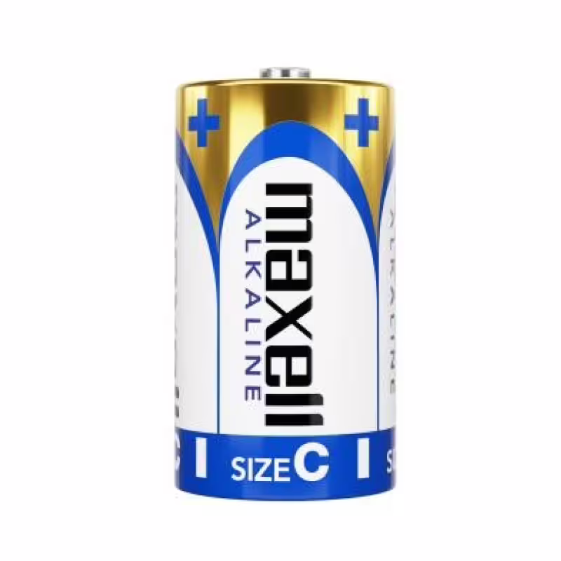 Алкална батерия MAXELL, 1,5VDC, C, LR14