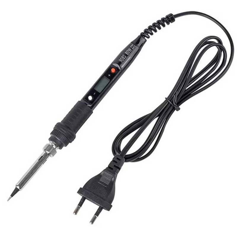 Поялник регулируем 908S, права човка, дисплей, 220VAC, 80W, 500°C