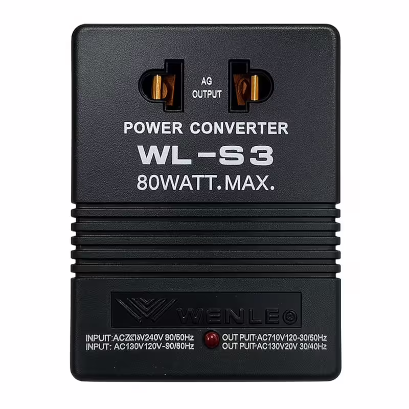 Конвертор WL-S3, преобразувател, двуполюсен, 220VAC, 110VAC, 80W
