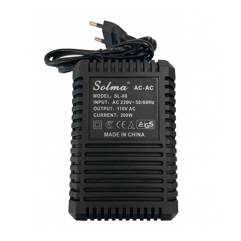 Конвертор SL-88, преобразувател, еднополюсен, 220VAC, 110VAC, 200W